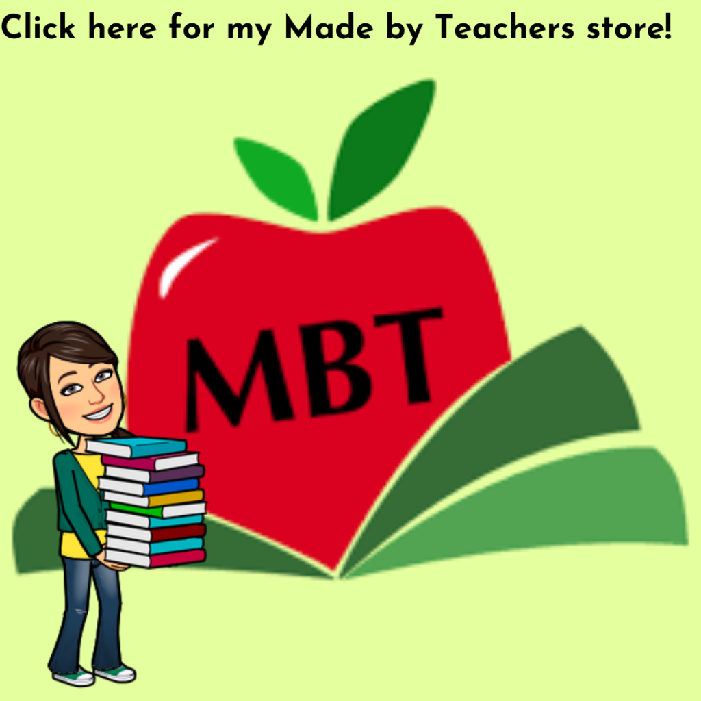 This is the place to go to purchase the Novel Study products in my Made by Teacher store!