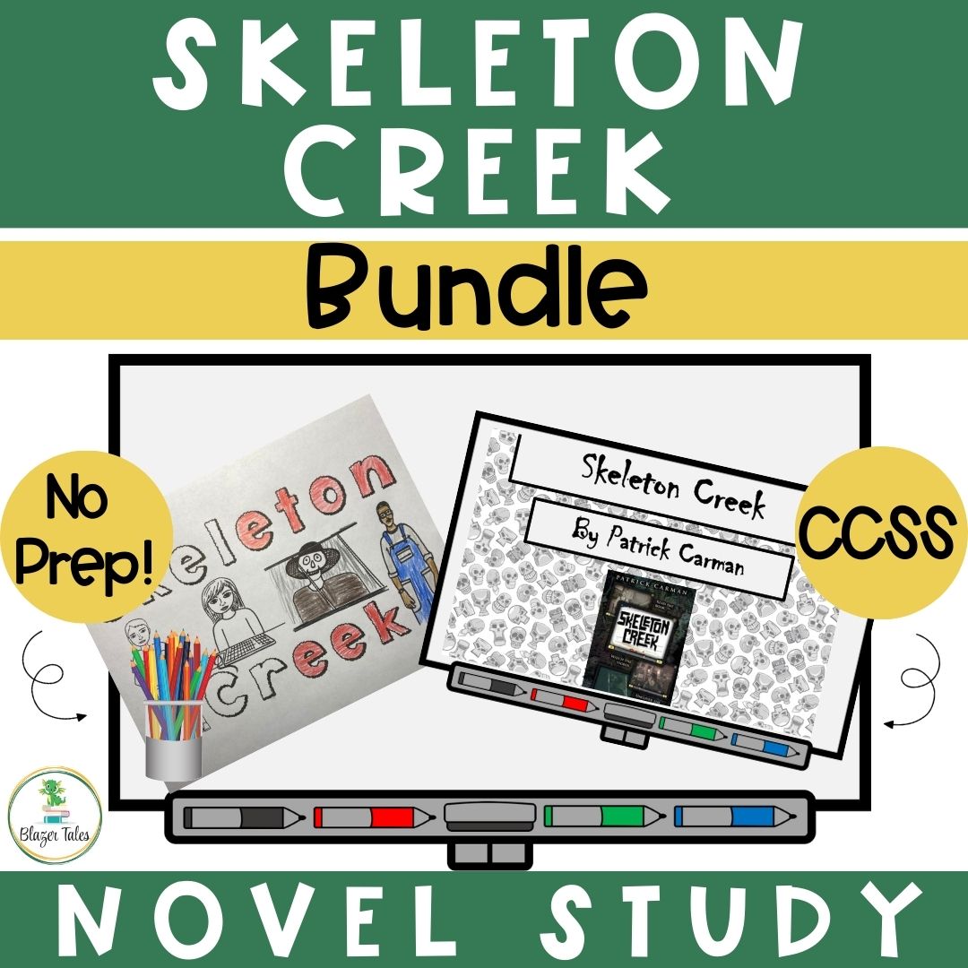 This is a Novel Study Powerpoint and First Chapter Friday for Skeleton Creek by Patrick Carman.
