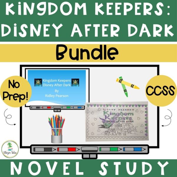 This is a Novel Study Powerpoint and First Chapter Friday for Kingdom Keepers Disney After Dark by Ridley Pearson.