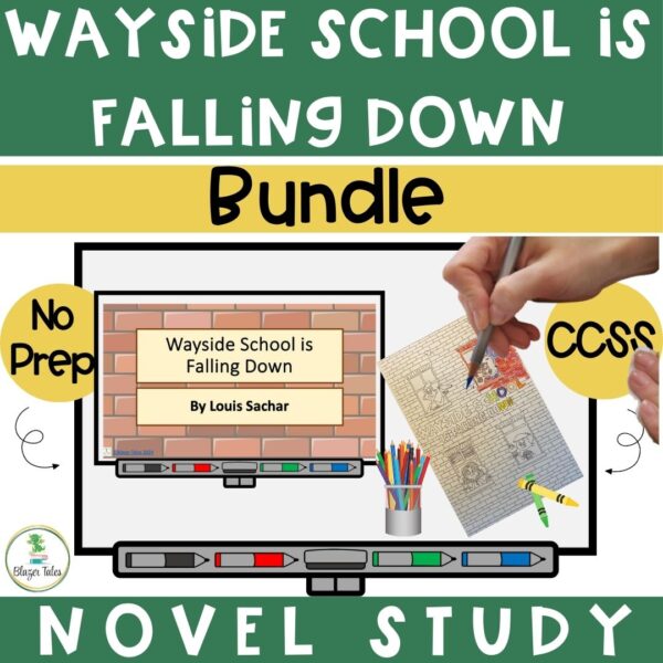 This is a Novel Study Powerpoint and First Chapter Friday for Wayside School is Falling Down by Louis Sachar.