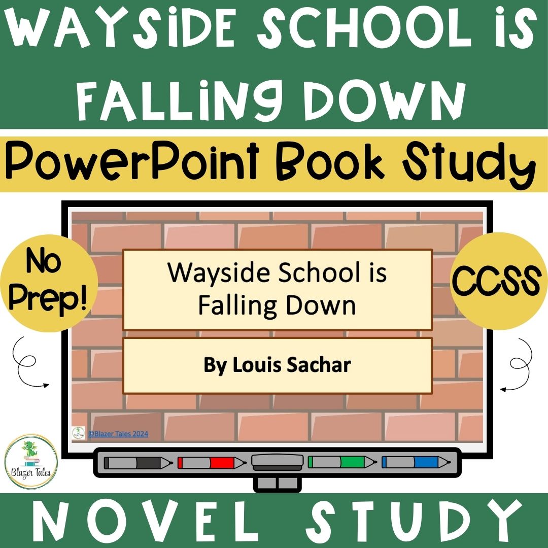 This is a novel study powerpoint for Wayside School is Falling Down by Louis Sachar