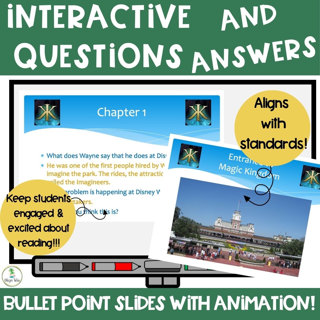 This is a novel study powerpoint for Kingdom Keepers Disney After Dark by Ridley Pearson.