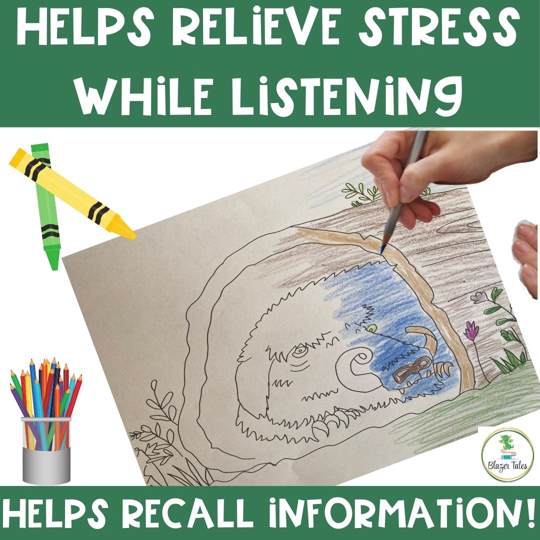 These are Novel Study Coloring Sheets for Willodeen by Katherine Applegate via www.blazertales.com