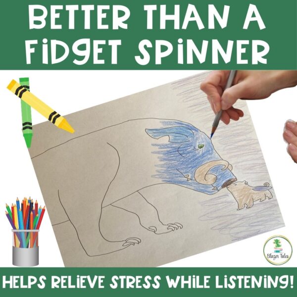These are Novel Study Coloring Sheets for Willodeen by Katherine Applegate via www.blazertales.com