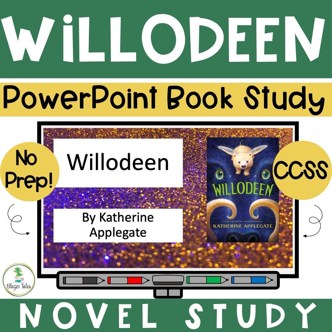 This is a Novel Study PowerPoint for Willodeen by Katherine Applegate via www.blazertales.com