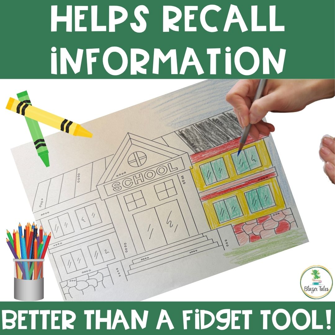 These are Novel Study Coloring Sheets for The Best School Year Ever by Barbara Robinson via www.blazertales.com