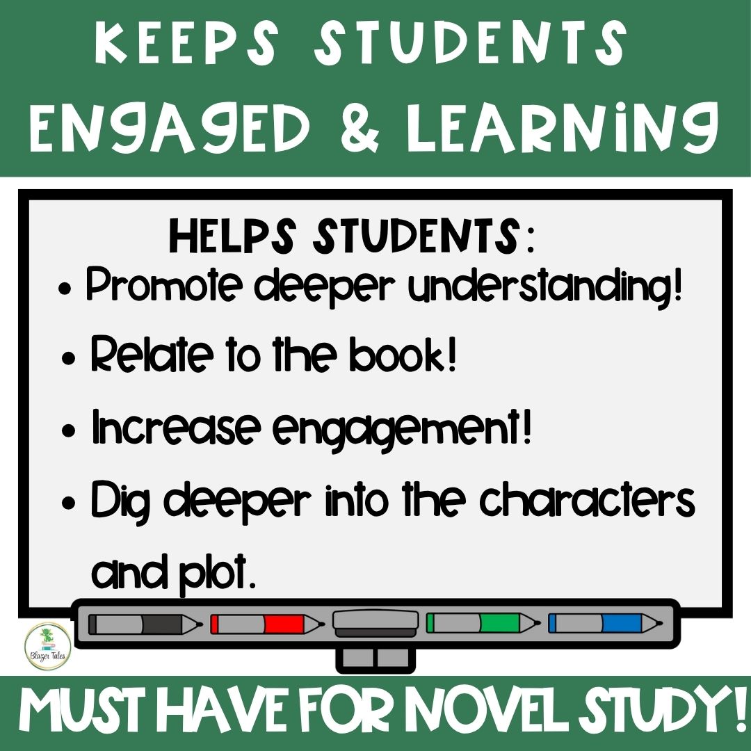 This is a Novel Study PowerPoint for The Best School Year Ever by Barbara Robinson via www.blazertales.com